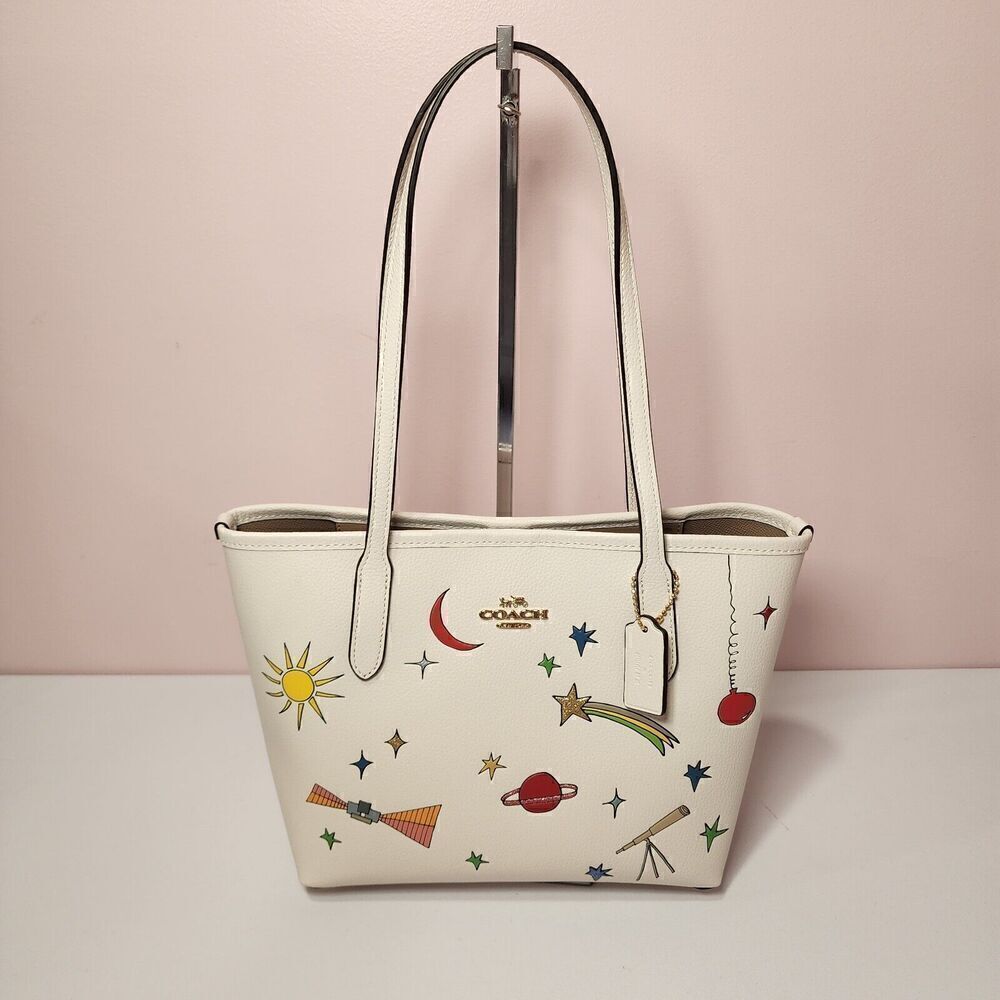 NWT Coach X Observed By Us CU387 Small City Tote Bag